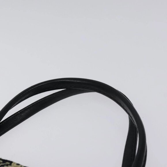 BURBERRY Nova Check Hand Bag Wool Green Black Auth BD1322 - Picture 9 of 16